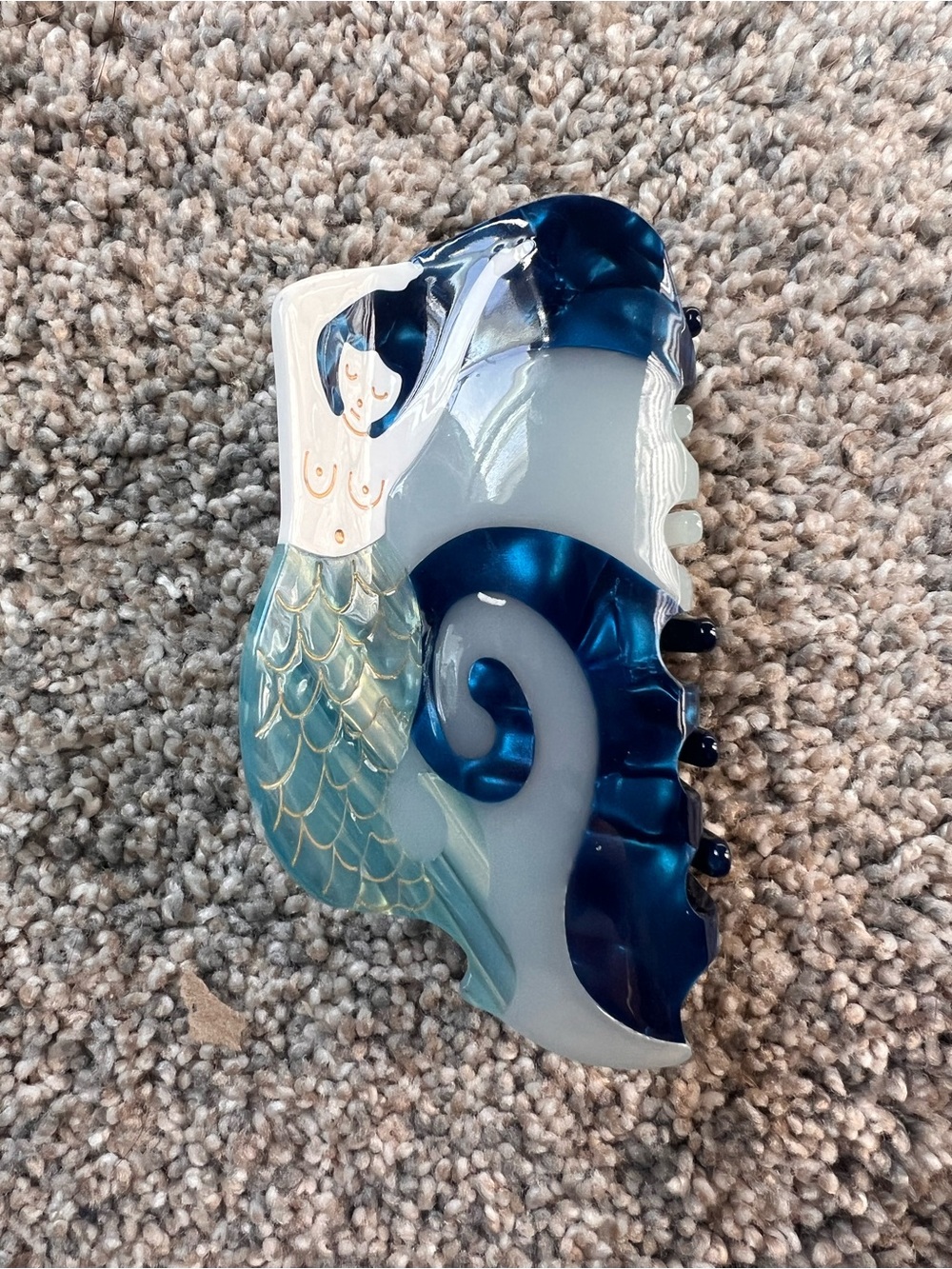 Mermaid claw clip